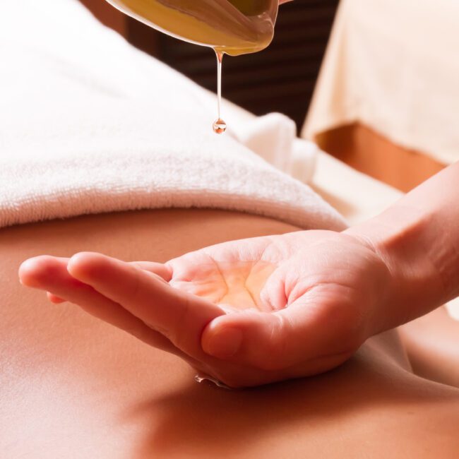 Full body massage Aromatherapy oil massage